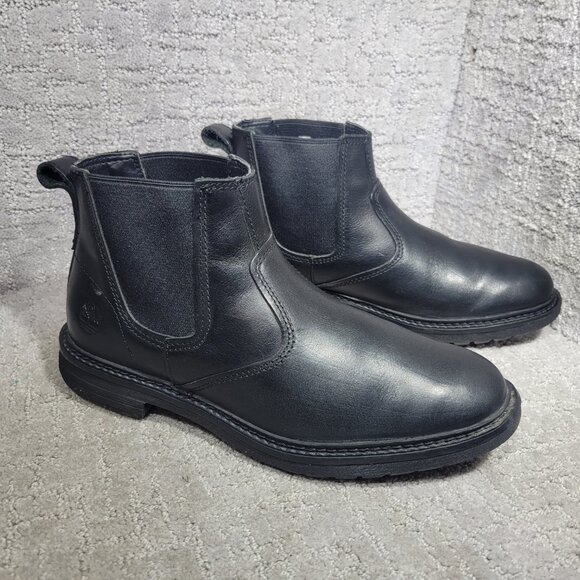 Timberland Earthkeepers Mens Size US 10 Black Pull On Chelsea Leather Boot Shoes - Picture 5 of 10